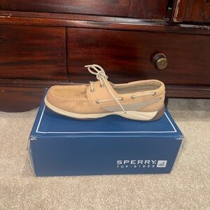 Sperry Tan Leather Boat Shoes | Women’s Size 8 | New